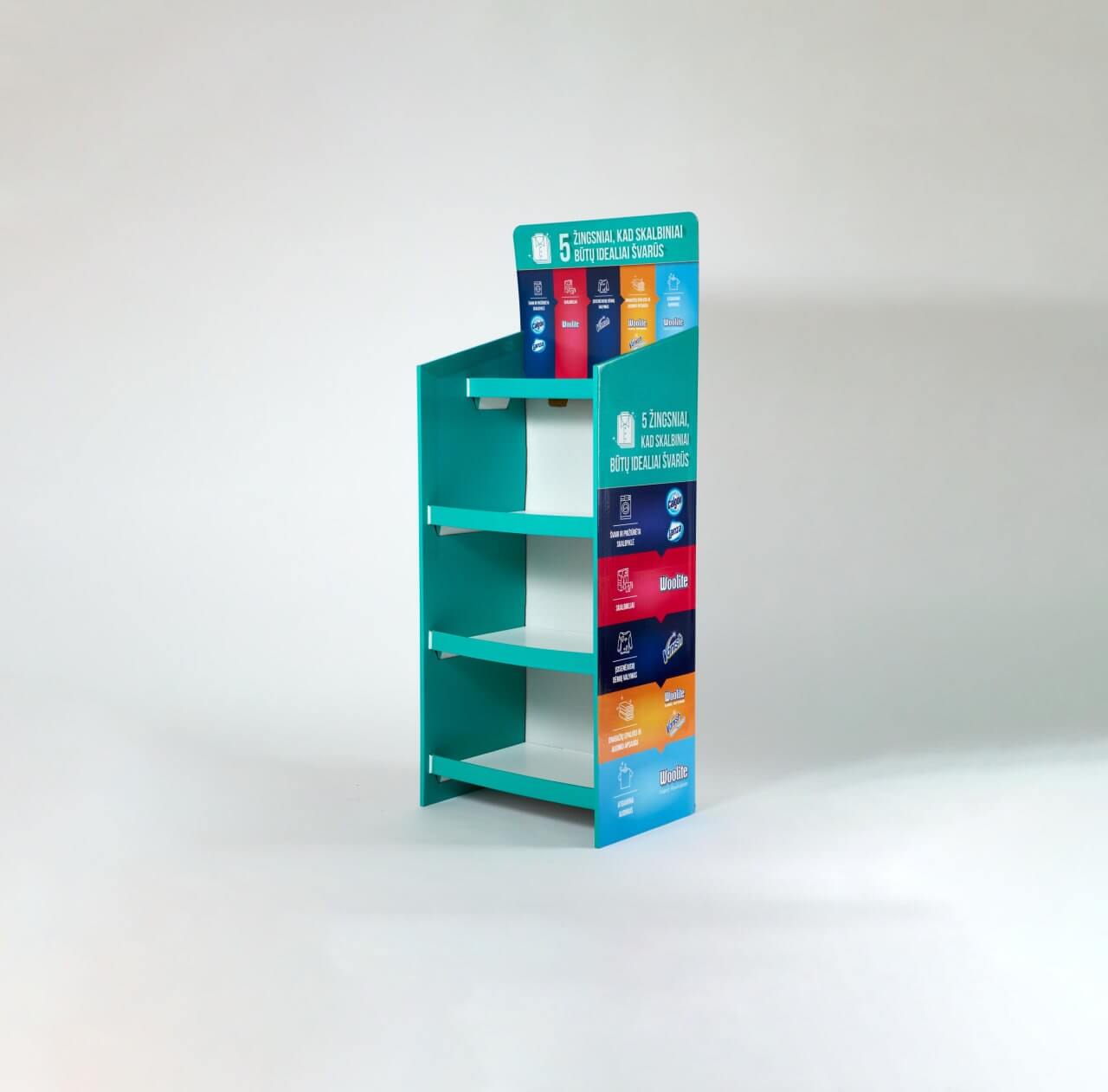 Cardboard floor displays