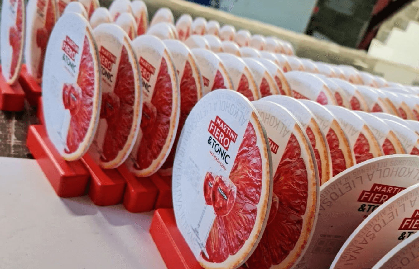 POS-Materialien und Display