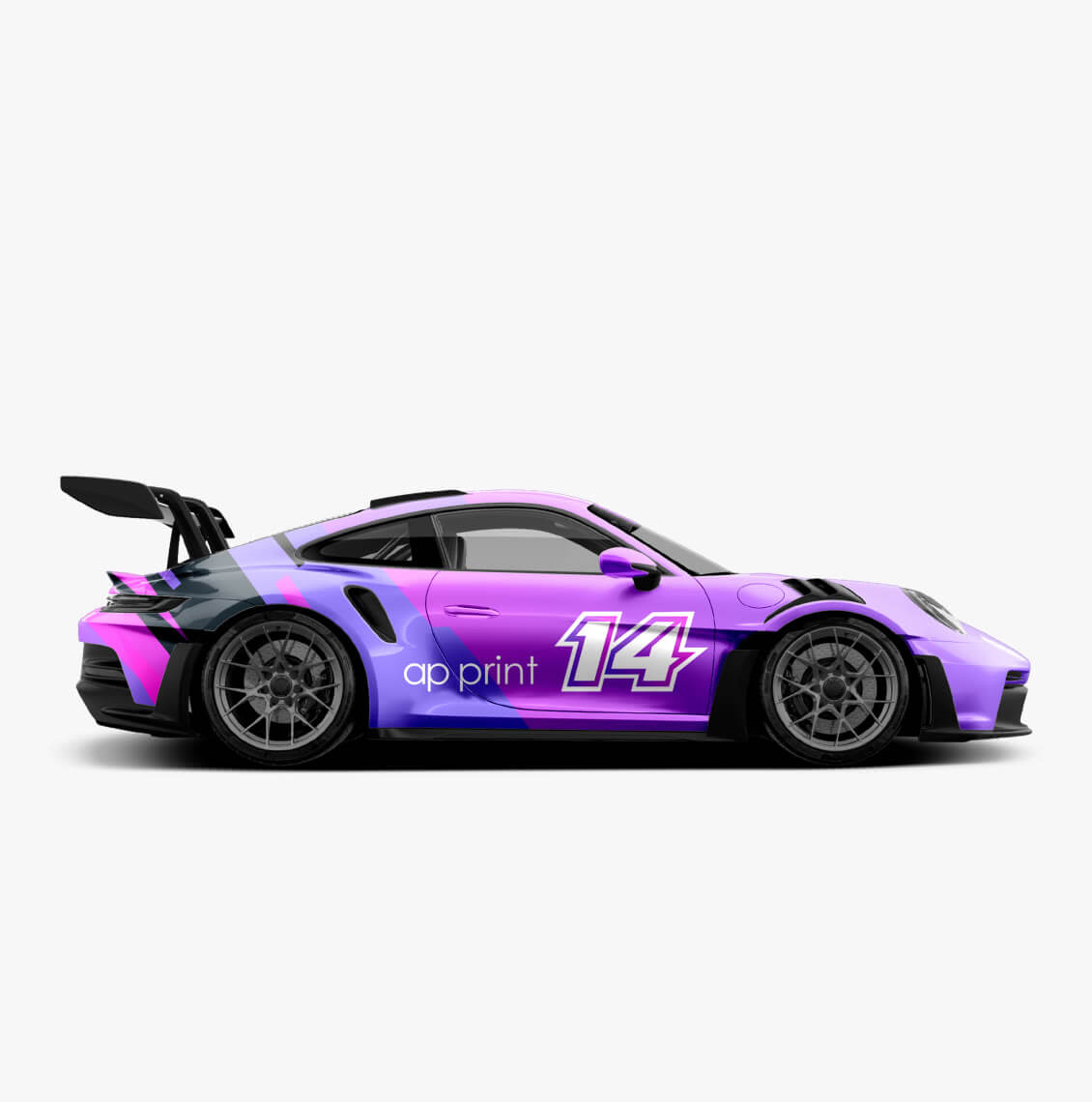 Race car wrapping