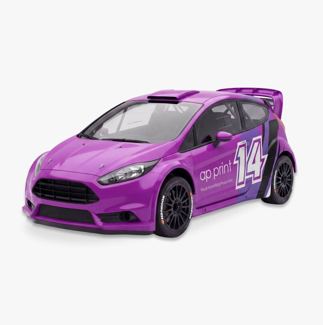 Race car wrapping