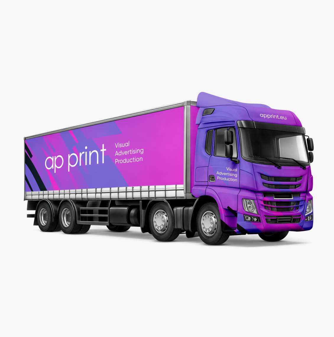 Truck wrapping
